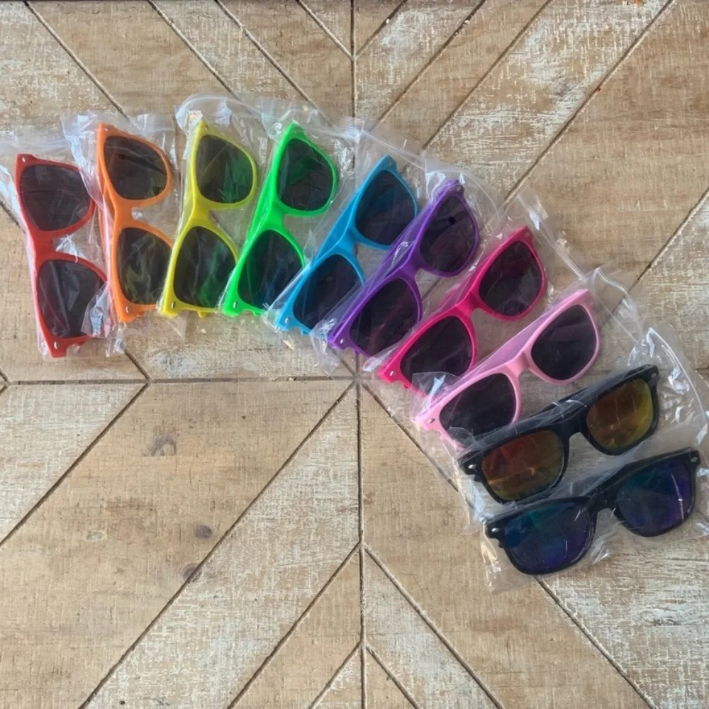 1pcs Sunglasses Dopamine Colorful Lime Acid Green